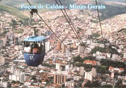 Pocos de Caldas Paisagens do Brasil Seilbahn