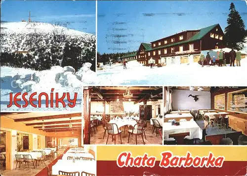 Jeseniky Gebirge Chata Barborka