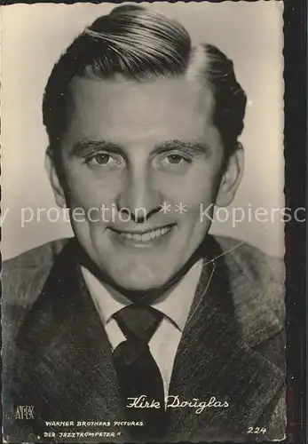 Schauspieler Kirk Douglas Kat. Kino und Film