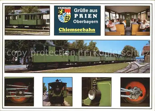 Eisenbahn Chiemseebahn Prien am Chiemsee  Kat. Eisenbahn