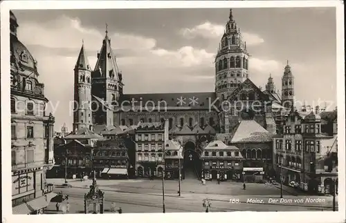 Bruecken Bauwerke Mainz Dom Norden Kat. Bruecken