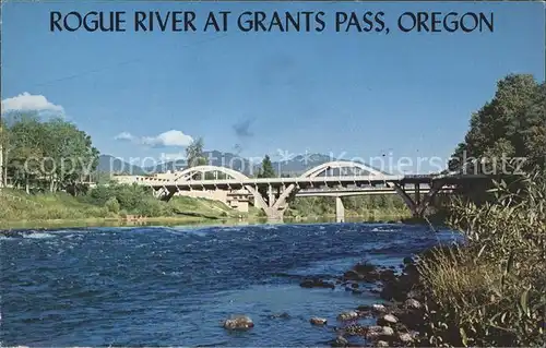 Bruecken Bauwerke Caveman Bridge Rogue River Grants Pass Oregon Kat. Bruecken