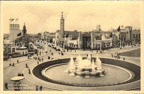 Exposition Bruxelles 1935 Vue Generale Kat. Expositions