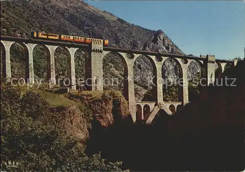 Bruecken Bauwerke Pont Sejourne Villefrance de Conflent Tour de Carol Kat. Bruecken