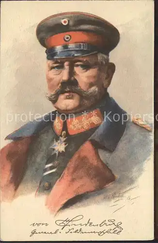 Militaria Generaele Stab Deutschland von Hindenburg / Militaria /