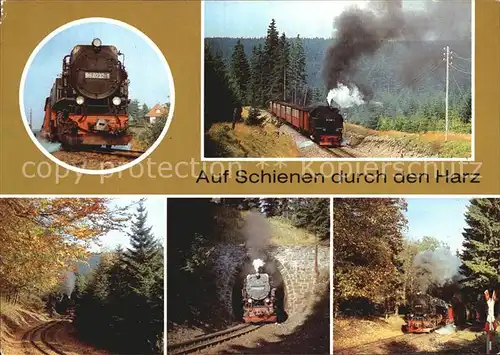 Lokomotive Harzquerbahn  Kat. Eisenbahn