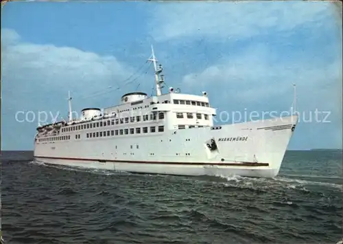 Faehre Faehrschiff Warnemuende  Kat. Schiffe