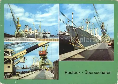 Schiffe Rostock ueberseehafen  Kat. Schiffe