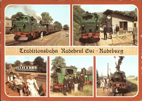 Lokomotive Traditionsbahn Radebeul Ost Radeburg Zugpersonal  Kat. Eisenbahn