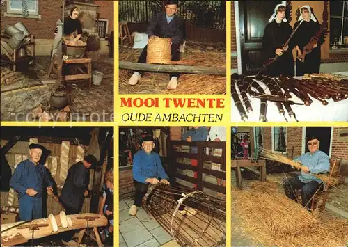 Handwerk Korbmacher Twente Holland Ambachten  Kat. Handwerk