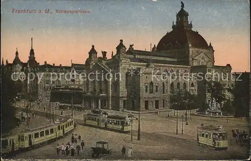 Strassenbahn Frankfurt am Main Schauspielhaus  Kat. Strassenbahn