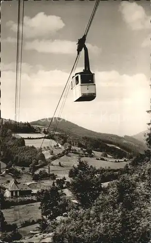 Seilbahn Schauinsland Schwarzwald  Kat. Bahnen