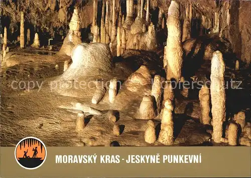 Hoehlen Caves Grottes Moravsky Kras Jeskyne Punkevni Kat. Berge