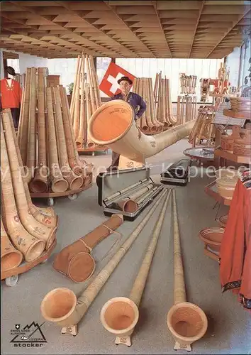 Alphorn Alphornbau Stocker Kriens Luzern Kat. Musik