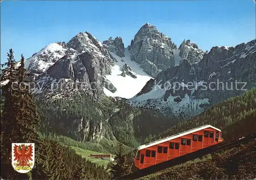 Zahnradbahn Olympiabahn Hoadl Axamer Lizum Kalkkoegel  Kat. Bergbahn