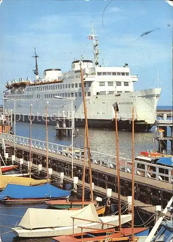 Faehre Faehrschiff Warnemuende Rostock  Kat. Schiffe