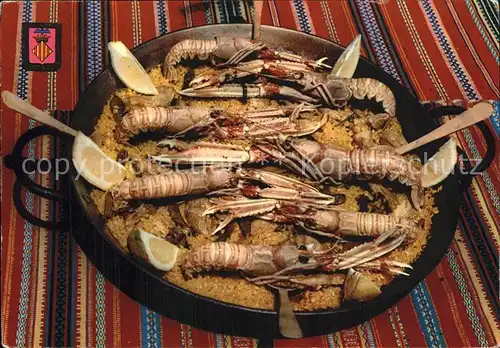 Lebensmittel Paella Valenciana Valencia  Kat. Lebensmittel