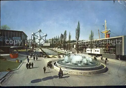 Exposition Universelle Bruxelles 1958 Avenue de Benelux  Kat. Expositions