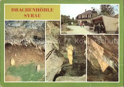 Hoehlen Caves Grottes Drachenhoehle Syrau Kristallkeller Gardine Kat. Berge