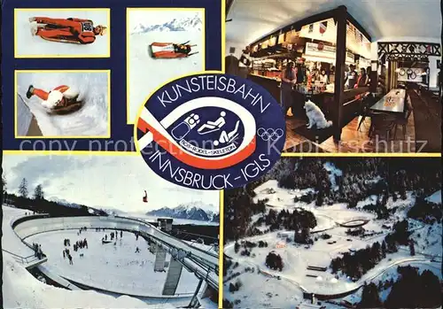 Bobsport Kunsteisbahn Innsbruck Igls  Kat. Sport