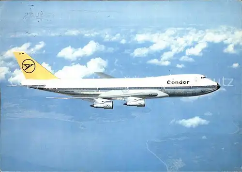 Flugzeuge Zivil Condor Jumbo Jet Boeing 747 Kat. Airplanes Avions