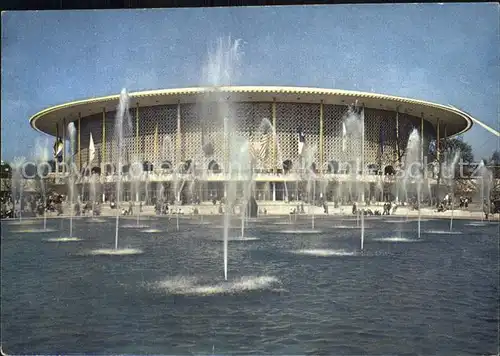 Exposition Internationale Bruxelles 1958 Pavillon des Etats Unis 