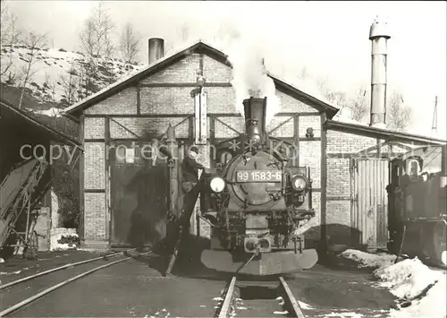 Lokomotive 991583 6 Schmalspurbahn Wolkenstein   Joehstadt  Kat. Eisenbahn