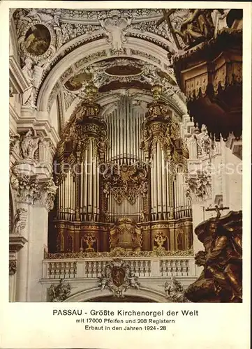 Kirchenorgel Passau  Kat. Musik