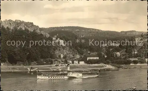 Dampfer Seitenrad Dresden Rathen  Kat. Schiffe