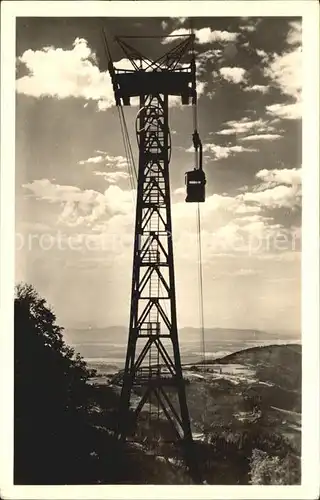 Seilbahn Freiburg Schwarzwald Schauinsland  Kat. Bahnen