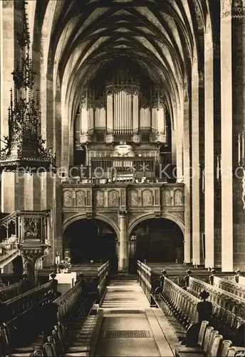 Kirchenorgel Thomaskirche Leipzig  Kat. Musik