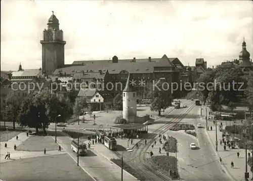 Strassenbahn Plauen Vogtland Otto Grotewohl Platz Kat. Strassenbahn