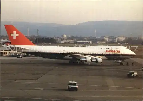 Swissair Super Jumbo Boeing 747 257 B  Kat. Flug