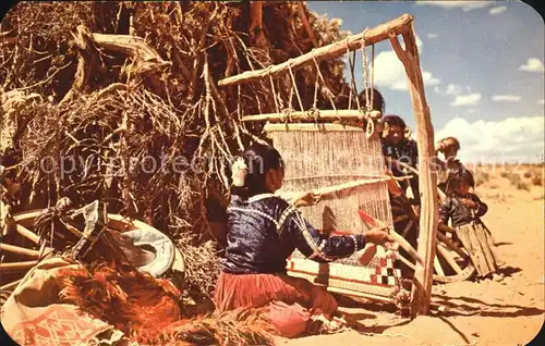 Weberei Navajo Waever  Kat. Handwerk