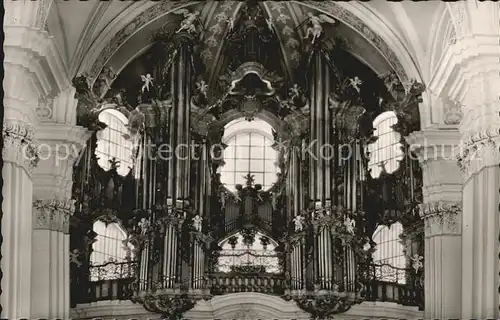 Kirchenorgel Muenster Weingarten  Kat. Musik