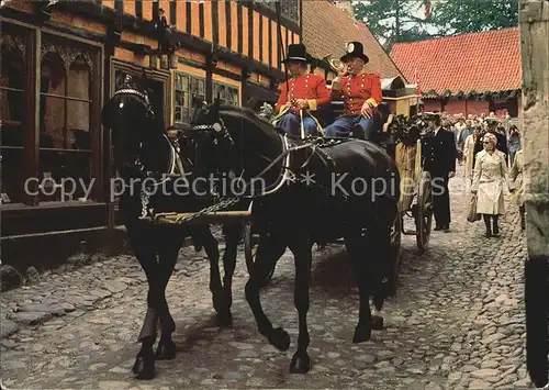 Postkutsche Arhus Danmark  Kat. Post