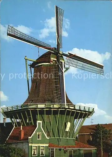 Windmuehle Zaandijk De Bleke Dood  Kat. Gebaeude und Architektur