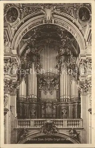 Kirchenorgel Passau Dom  Kat. Musik