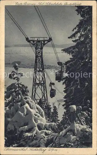 Seilbahn Fichtelberg Oberwiesenthal  Kat. Bahnen