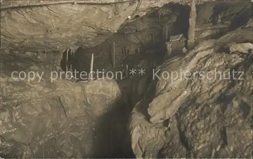 Hoehlen Caves Grottes Beatushoehlen Spiegel Grotte  Kat. Berge