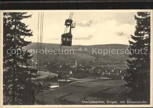 Seilbahn Oberwiesenthal Erzgebirge  Kat. Bahnen