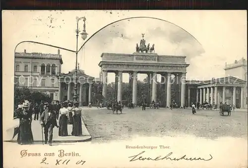 Brandenburgertor Berlin  Kat. Gebude und Architektur