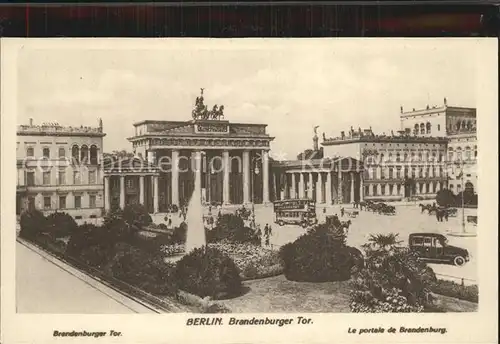 Brandenburgertor Berlin  Kat. Gebude und Architektur