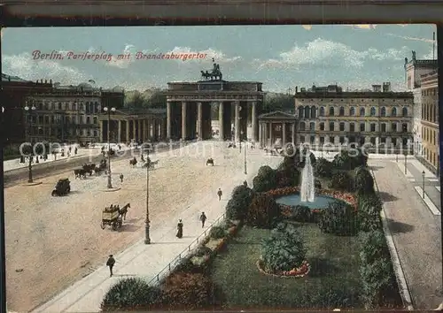 Brandenburgertor Berlin Pariser Platz  Kat. Gebude und Architektur