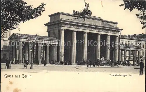 Brandenburgertor Berlin  Kat. Gebude und Architektur