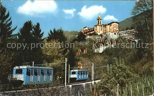 Zahnradbahn Locarno Santuario Madonna del Sasso Kat. Bergbahn