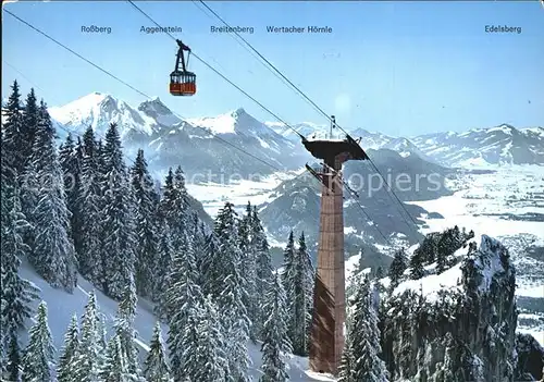 Seilbahn Tegelberg Schwangau Fuessen Brentenjoch Edelsberg Kat. Bahnen