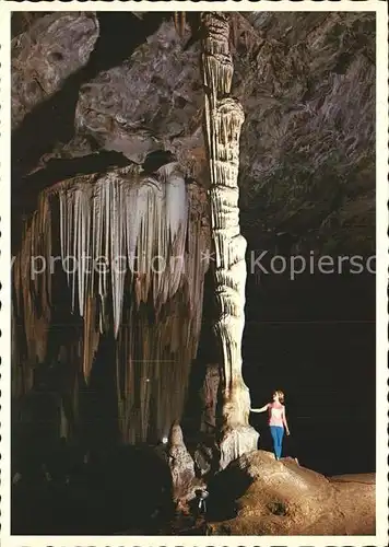 Hoehlen Caves Grottes Oudtshoorn Cape Province Botha s Hall Cango Caves  Kat. Berge