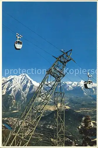 Seilbahn Sulphur Mountain Gondola Lift Canada Kat. Bahnen