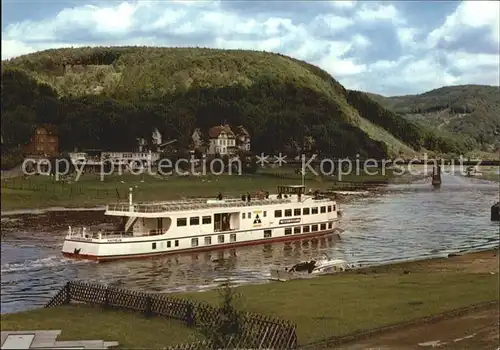 Motorschiffe M.S. Weserbergland  Kat. Schiffe